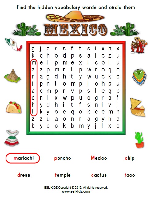 Free Printable Mexican Independence Day Worksheets Printable
