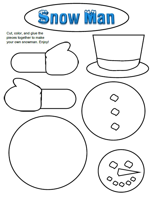Winter - Activities, Games, and Worksheets for kids