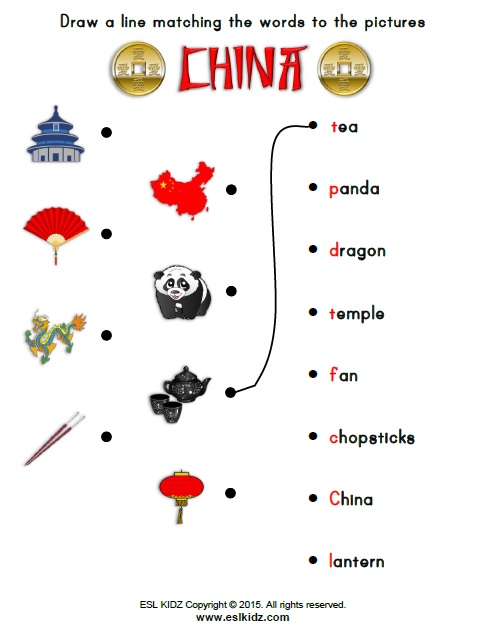 China Worksheets