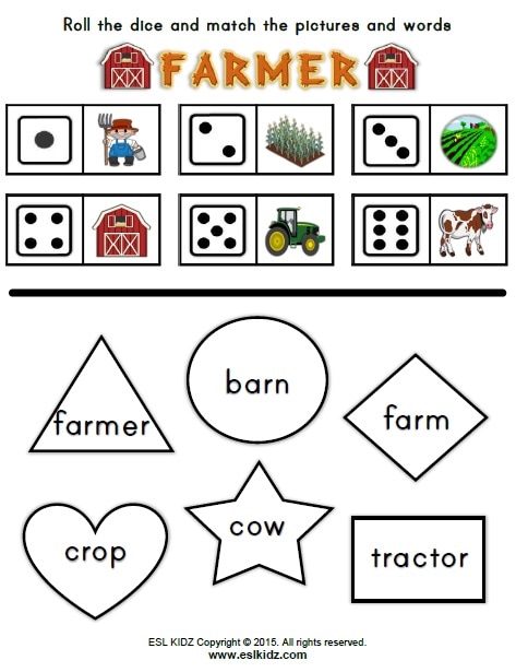 farm - Activities, Games, and Worksheets for kids