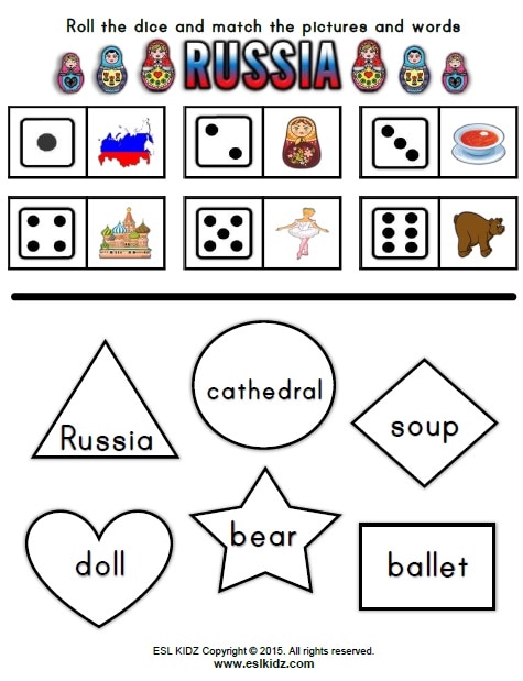 russia-worksheets