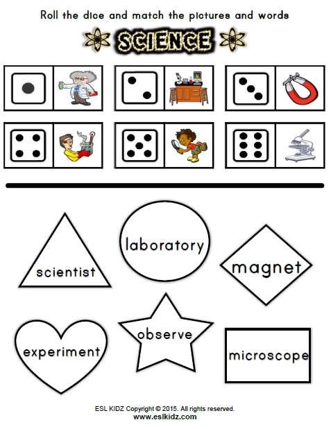 scientist Worksheets - Activities, Games, and Worksheets for kids